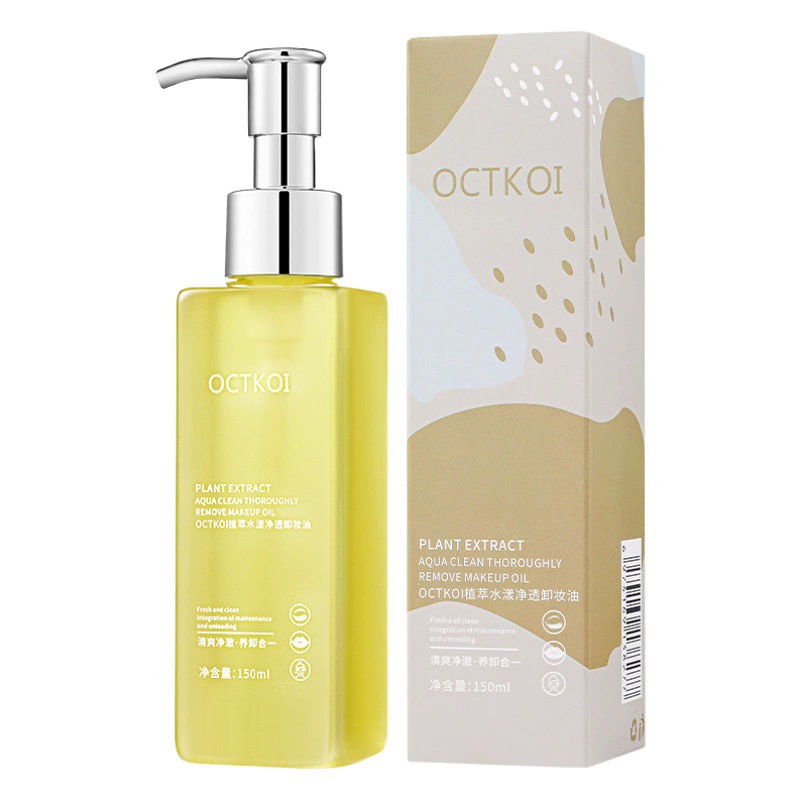 OCTKOI Plant Extract Watery Purifying Cleansing Oil 150 мл Глубокое очищение глаз, губ и лица «три в одном», мягкое и приятное для кожи
