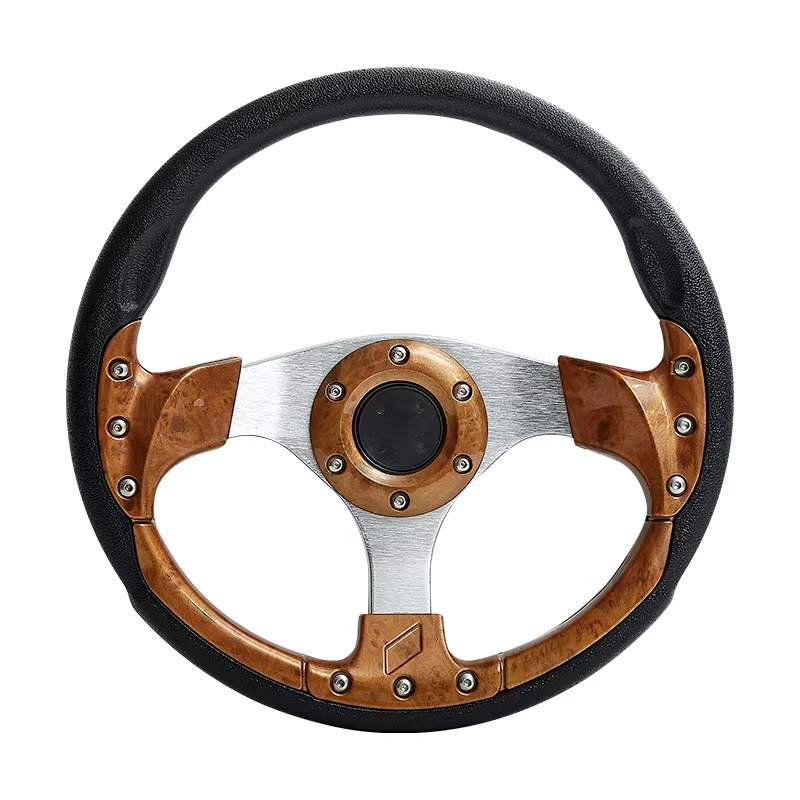 Steering wheel | Universal Steering Wheel - jg-5156a13-inch-denim-yellow