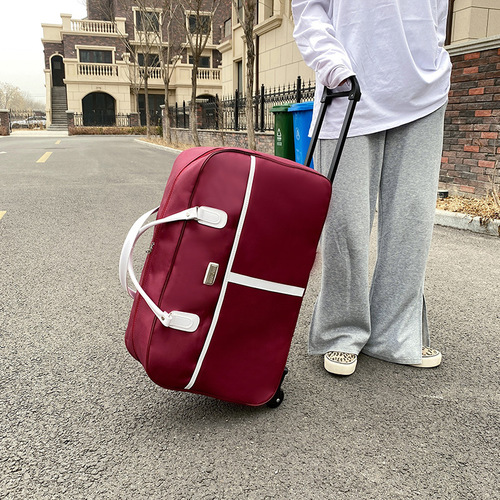 Travel bag for men and women large-capacity trolley bag handbag short-distance travel boarding bag lightweight folding student luggage bag