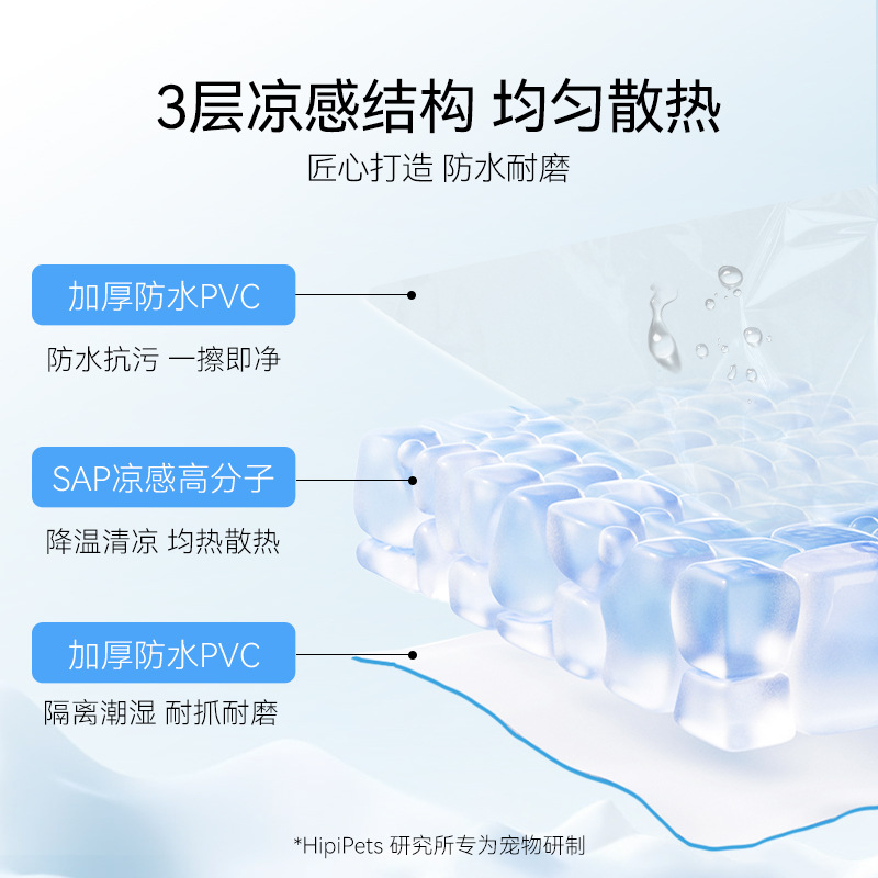 Perros de verano genuinos flores de marca compartida racimos, almohadillas de hielo para perros de orejas grandes, almohadillas de hielo de enfriamiento para perros pequeños y medianos, perreras para mascotas