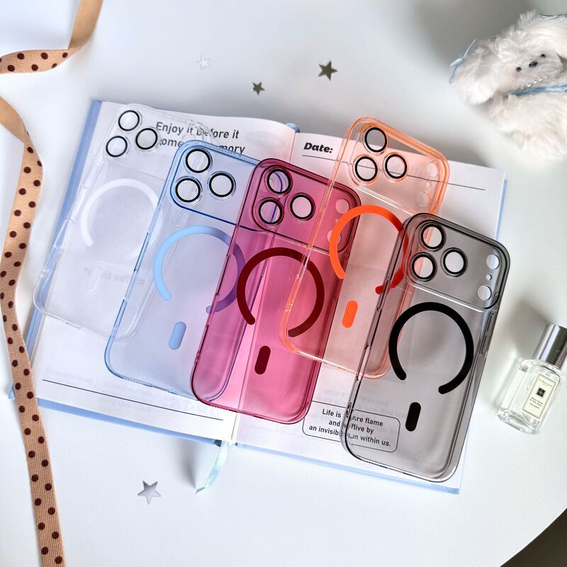 Suitable for iPhone 18 Pro Max, high-transparency magnetic phone case, Apple 17 with lens film, 16 full-coverage PC protective case Suitable for iPhone 18 Pro Max, high-transparency magnetic phone case, Apple 17 with lens film, 16 full-coverage PC protective case