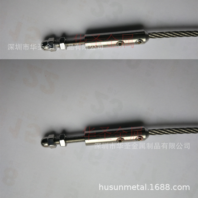 供应不锈钢接线器 不锈钢钢丝绳护栏配件 各种直杆接线器