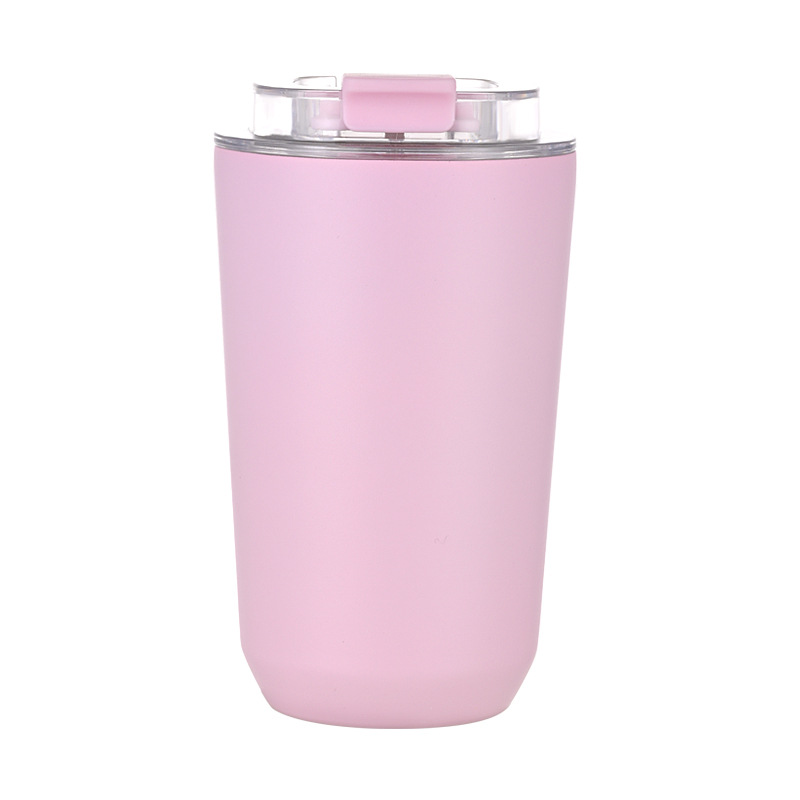 Nuevos productos transfronterizos 304 tazas de café de acero inoxidable tazas de vacío portátiles creativas y simples tazas de agua DIY en stock image 5