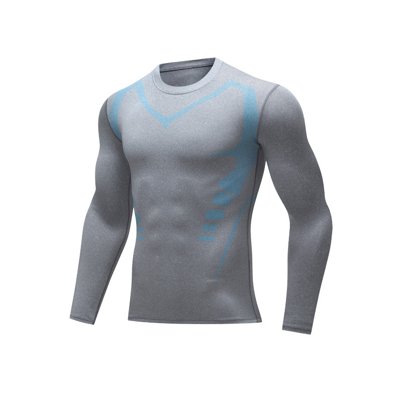 Proスポーツレオタード男高弾速乾ランニング長袖バスケットボールサッカーフィットネス騎乗レギンス吸汗tシャツ|undefined