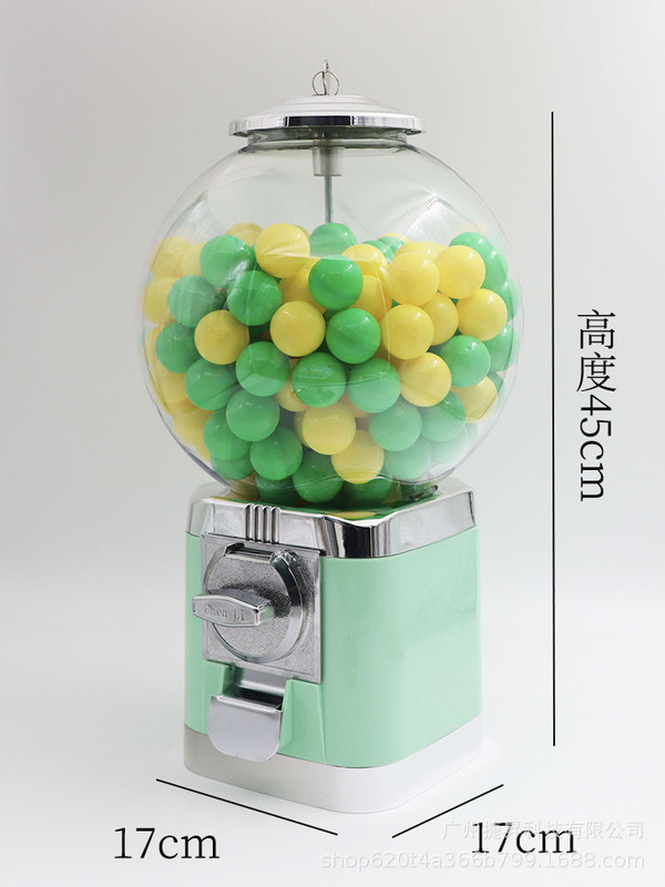 青緑色のねじり卵機の25インチの小さいサイズの32mmのねじり卵はコイン活動の抽選の道具の現物を必要としません。|undefined