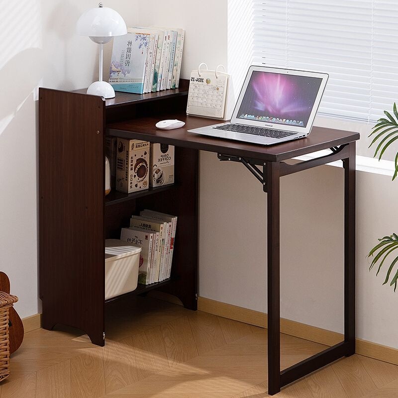 All-in-one desk for small spaces, foldable table, computer desk, home use, student and children's study desk, solid wood study room office desk All-in-one desk for small spaces, foldable table, computer desk, home use, student and children's study desk, solid wood study room office desk