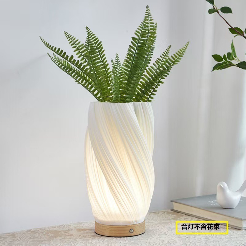 Decoración de vasijas de flores luces nocturnas luces de atmósfera decoración simple aliExpress al por mayor dormitorio aliExpress