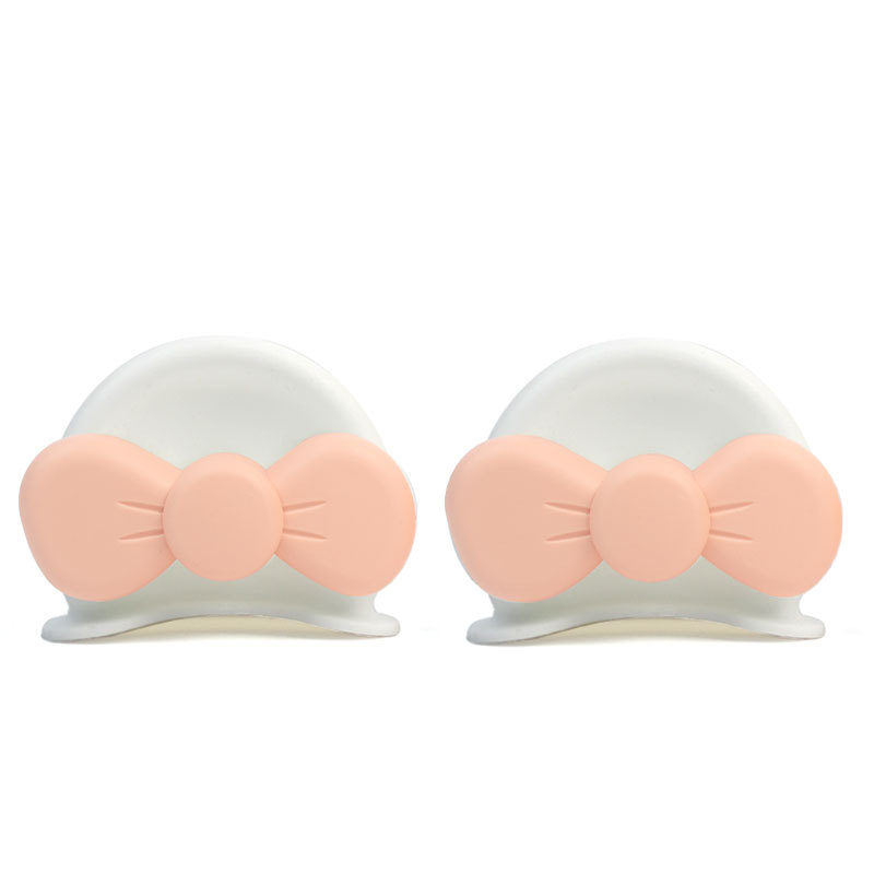 Dəbilqə (Kaska) aksesuarları – Motuoche Motorcycle Stickers Helmet - bear-ear-butterfly-white-pink