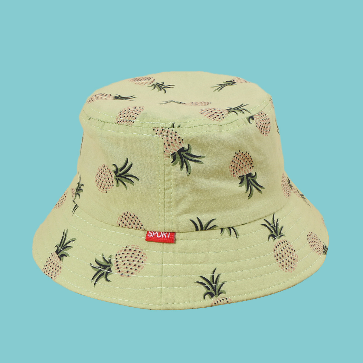 Fashion Pineapple Printing Children's Fisherman Hat display picture 9