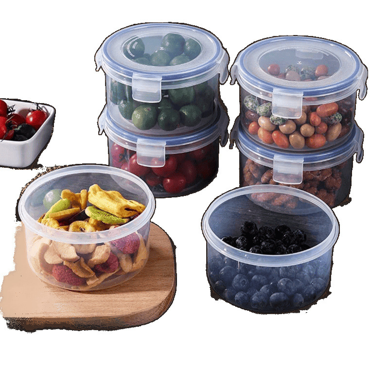 Caja de preservación pequeña caja de sellado de bocadillos de plástico caja de alimentos suplementarios de frutas caja de microondas caja de almuerzo comedor caja de muestra