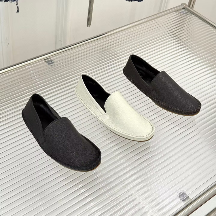 High-End Quality Women's High Version 2025 Spring New Retro Thick-Soled Round-Toe Lazy Slip-On Versatile Deep-Mouthed Shoes High-End Quality Women's High Version 2025 Spring New Retro Thick-Soled Round-Toe Lazy Slip-On Versatile Deep-Mouthed Shoes