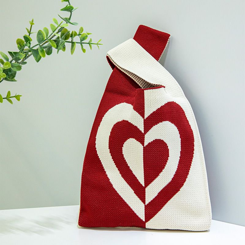 新款户外百搭针织托特包网红手办包包手机收纳包包ins女士手提包