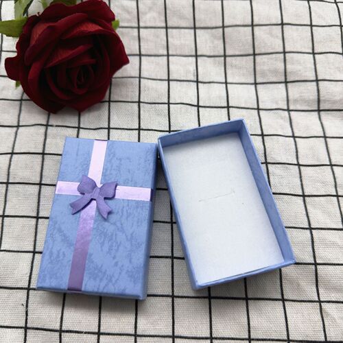 Factory direct sales 5*8 knot ring earrings bracelet packaging box gift box jewelry box jewelry box necklace box