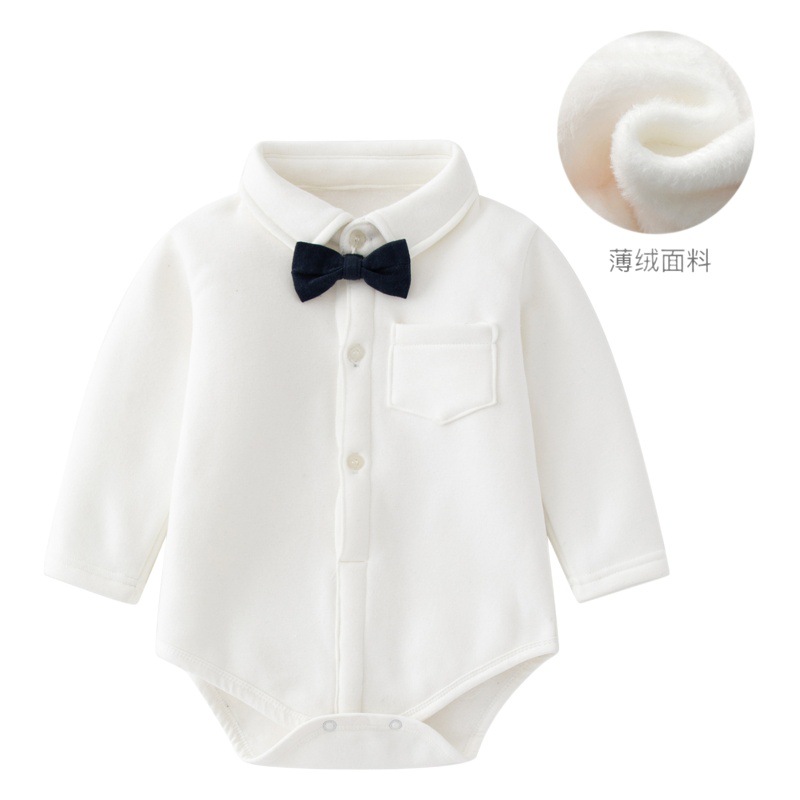 Bebé primavera y otoño mameluco Caballero vestido mono cumpleaños mameluco recién nacido Ropa 100 días bebé vaina