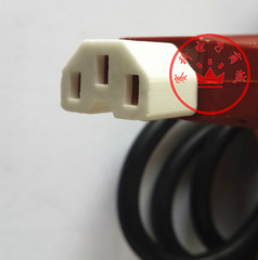 Computer power cord, rice cooker power cord, electric hot pot power cord, hot water boiler, pressure cooker, three-eye ceramic head, high power 4000W