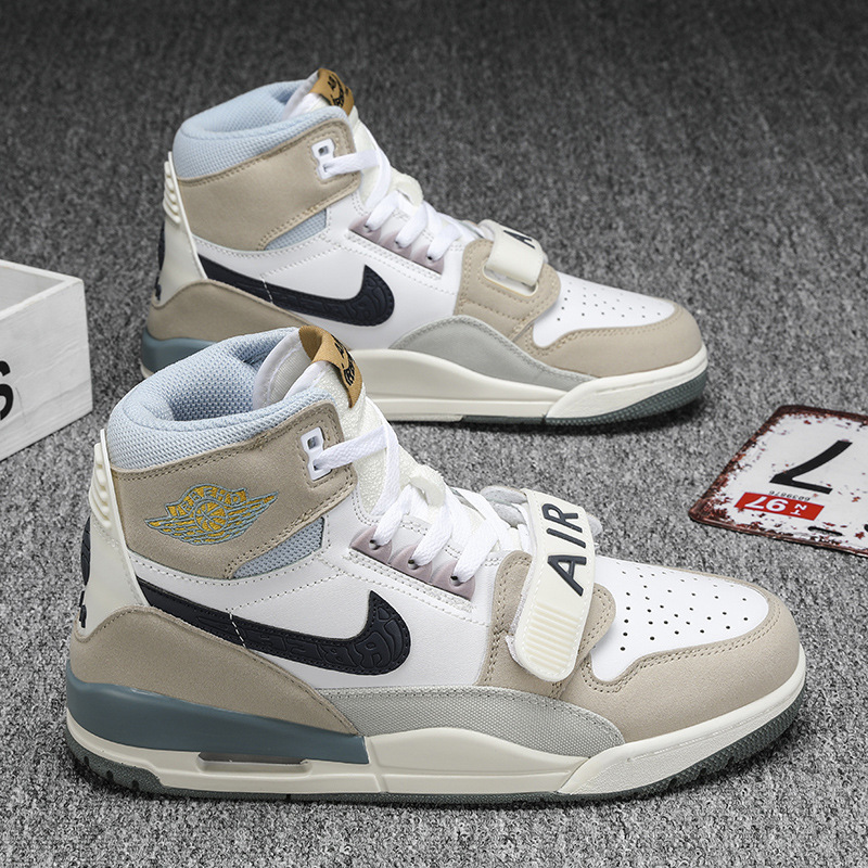 Aj312 White Gray Low-Top Basketball Shoes Men's Official Flagship Store Wear-Resistant Joint Aj3L2 Sports Couple Women's Shoes