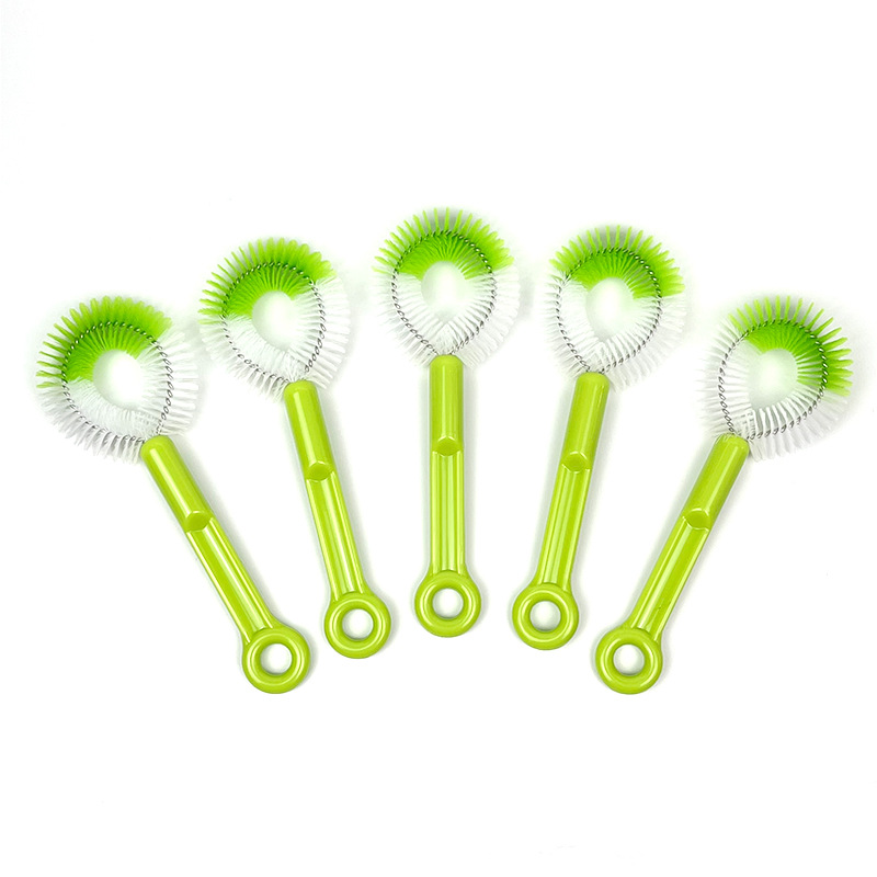 Amazon Plastic Handle Pot Brush Fine Bristle Nylon Cup Brush Gap Cleaning Brush Kettle Brush Bottle Brush