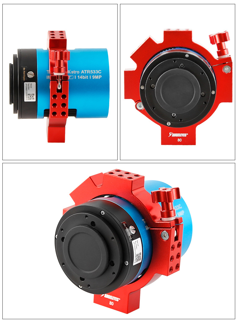 ANGELEYES 78 mm/80 mm/90 mm Ring für ZWO ASI ToupTek ATR gekühlte Kamera – Detail 16