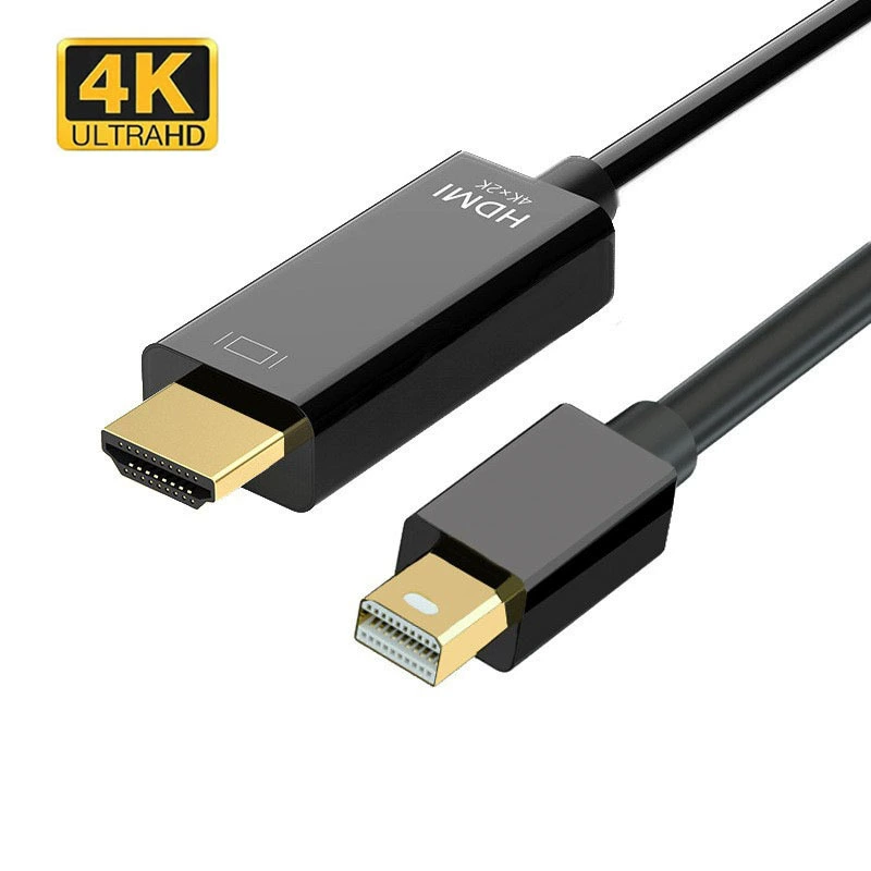 Переходная кабельная плата Mini DP на HDMI 4K высокое разрешение компьютерный дисплей проектирующая карта металлический интерфейс передача стабильна