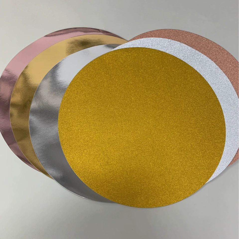 Популярный трансграничный коврик для сервировки стола с блестками золотого и серебряного цвета, красочный круглый коврик для тарелок, круглая подставка, водонепроницаемый и маслостойкий.