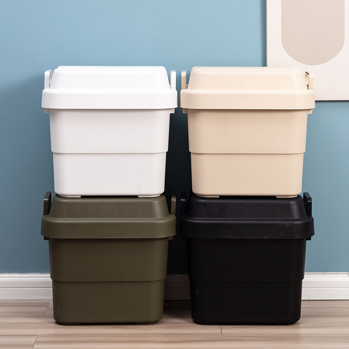Thickened Straw House, Outdoor Storage Box with Lid, Plastic Organizer for Clothes & Toys, Car-Mounted & Camping-Ready—Wholesale