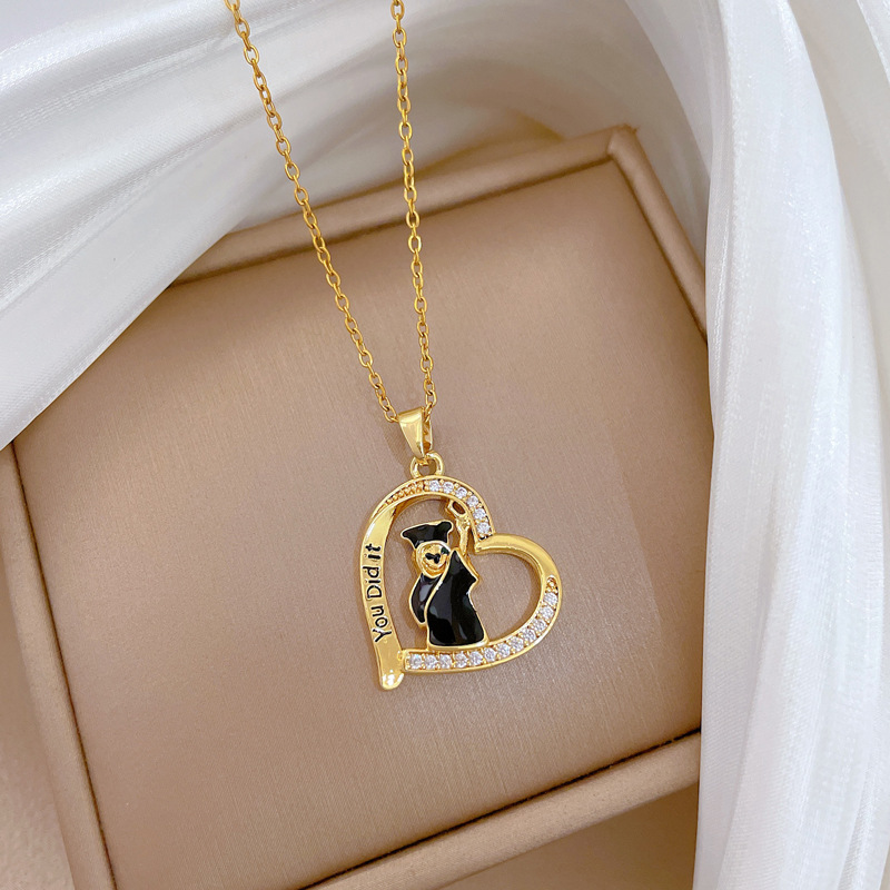 Gorgeous Diamond Collarbone Chain Necklace For Women Titanium Steel_voghion.com