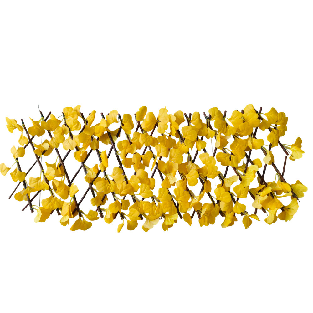 Serie de otoño valla de cerca estirable retráctil jardín paisajístico al aire libre decoración de plantación verde transfronteriza