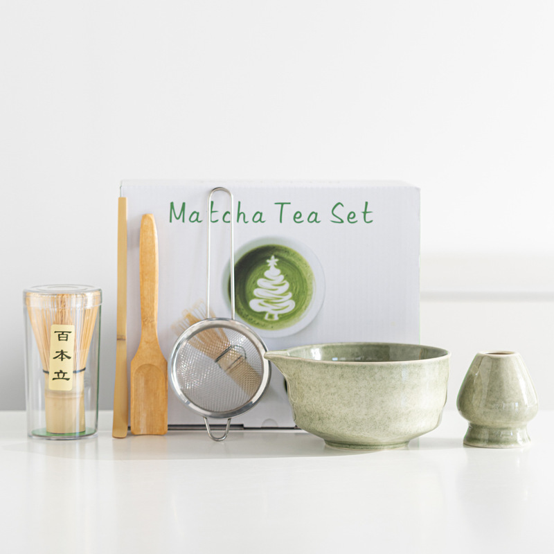 Matcha Tea Set, Matcha Bowl, Tea Whisk, 45678-Piece Set, Song Dynasty Tea-Making Tools Set, Customizable Matcha Tea Set, Matcha Bowl, Tea Whisk, 45678-Piece Set, Song Dynasty Tea-Making Tools Set, Customizable