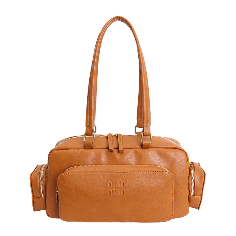 Diseño de nicho transfronterizo bolso de locomotora multibolsillo bolso de almohada portátil de viaje retro de mujer bolso de hombro casual brazo