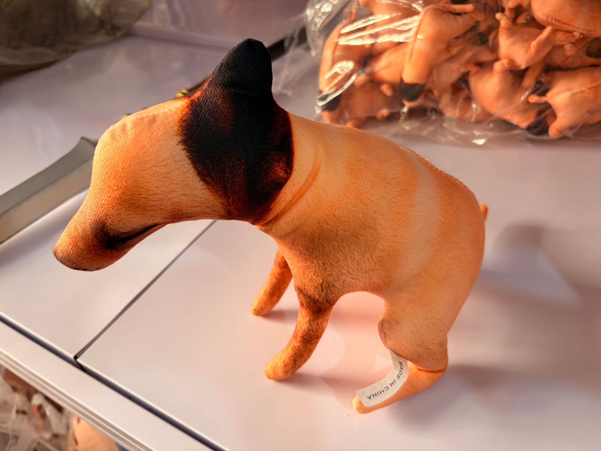 Creative and funny poop-themed dog plush toy, cross-border realistic chicken, duck, and Australian lobster plush doll