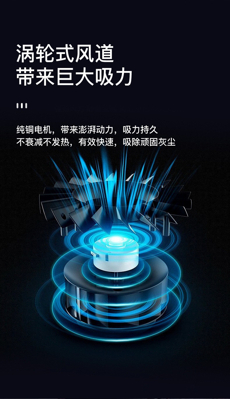Car Vacuum Cleaner Portable High Power Mini Wireless Charging Handheld Car Small Vacuum Cleaner Wholesale
