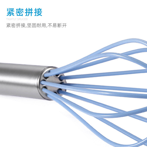 Stainless steel egg beater manual cream stirrer egg beater stick stirrer egg pump household baking tools