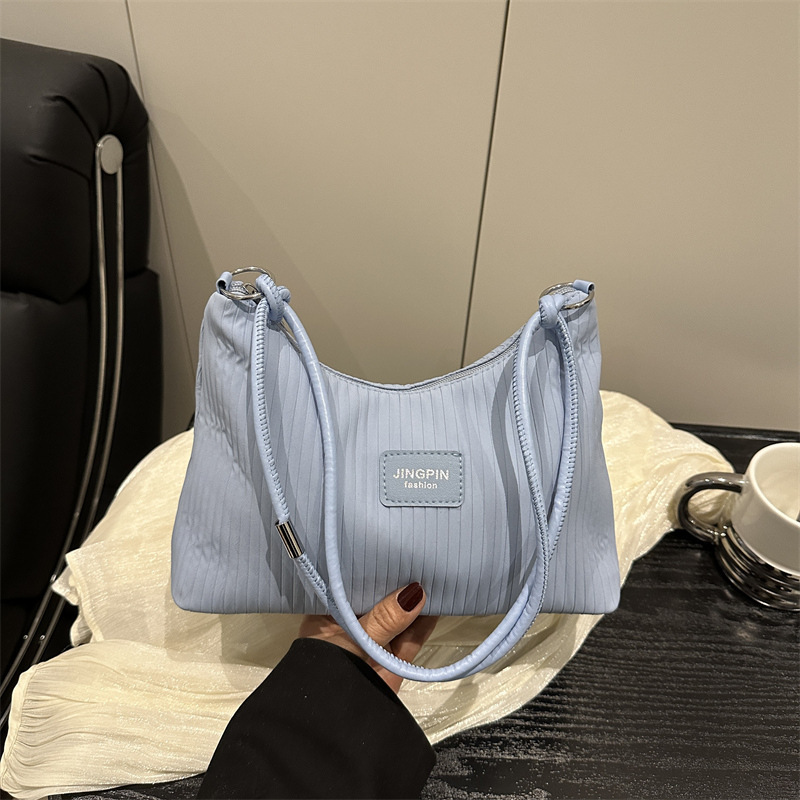 New Fashionable Casual Work Commuting Armpit Bag Simple Large Capacity Small Square Bag Women's Corduroy Shoulder Handbag New Fashionable Casual Work Commuting Armpit Bag Simple Large Capacity Small Square Bag Women's Corduroy Shoulder Handbag
