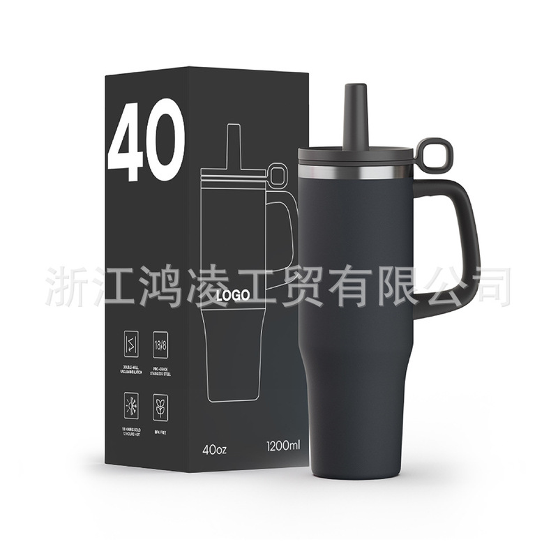 亚马逊热销40oz汽车杯车载防尘防漏304不锈钢汽车杯高颜值冰霸杯|undefined