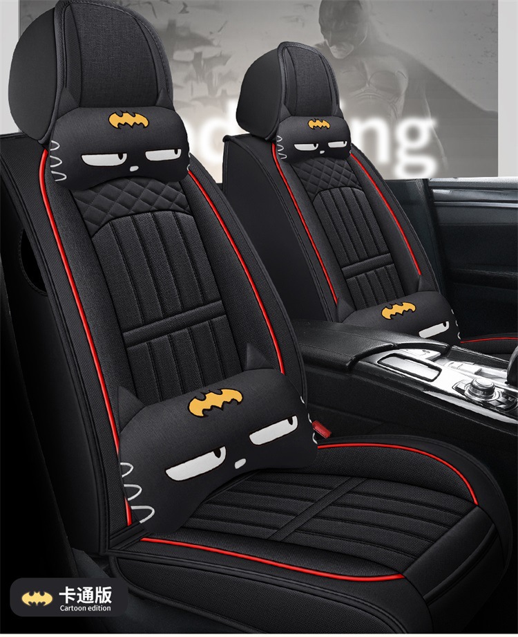 22 new all-inclusive linen four-season cushion car seat cushion cushion seat cover manufacturer one-piece delivery Amazon