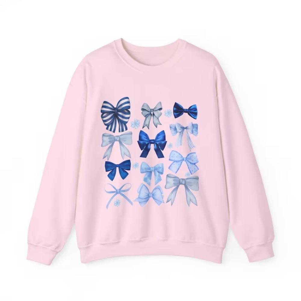 Coquette Aesthetic Bow Sweatshirt Y2k Preppy Ballerina ndy