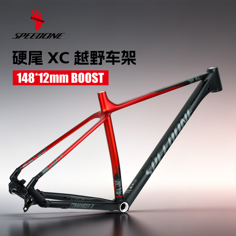 SPEEDONE Aluminum Alloy Mountain Bike Frame Hardtail XC Off-Road Barrel Axle Bicycle Frame 27.5/ 29inch SPEEDONE Aluminum Alloy Mountain Bike Frame Hardtail XC Off-Road Barrel Axle Bicycle Frame 27.5/ 29inch