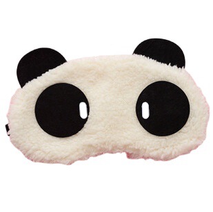 Creative Expression Cute Panda Eye Mask Plush Sleeping Eye Mask Rest Blackout Eye Protection Blackout Eye Mask Wholesale