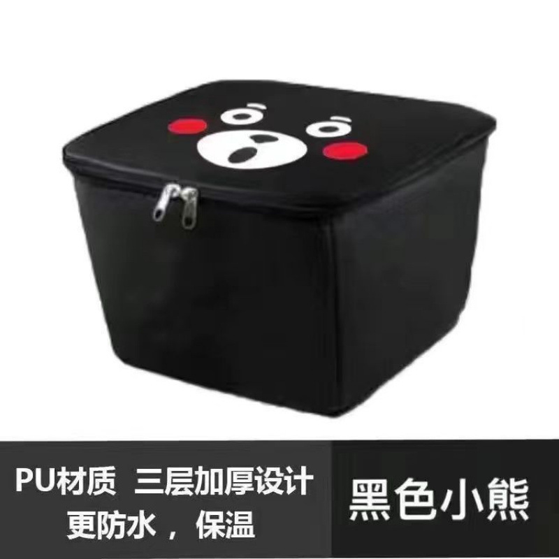 电动车车筐内胆前车篮防水尘罩带盖内篓电瓶自行车筐置物神器车包|undefined
