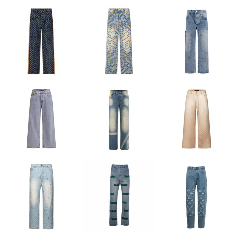 26SS cross-border trendy brand new high-quality straight-leg casual loose-fit jeans with all three labels, a must-have for fashionistas 26SS cross-border trendy brand new high-quality straight-leg casual loose-fit jeans with all three labels, a must-have for fashionistas