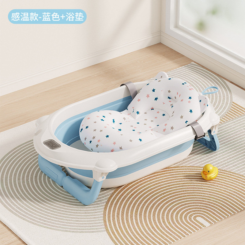 bañera de bebés sensible al calor bañera plegable bañera de bebés productos neonatales bañera de bebés bañera de plástico bañera de bebés