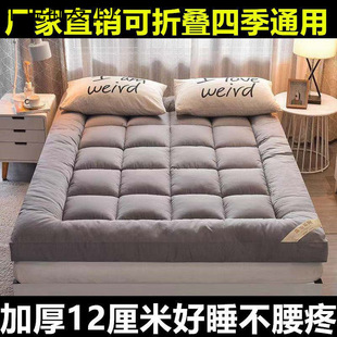Thickened 12cm down Cotton Mattress Five-Star Hotel Soft Mattress Foldableable Tatami Mat Quilt