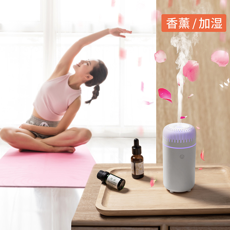 Transfronteriza sin agua máquina de aromaterapia coche puro aceite esencial colorido luz hogar fragancia expansor USB niebla aromaterapia logo