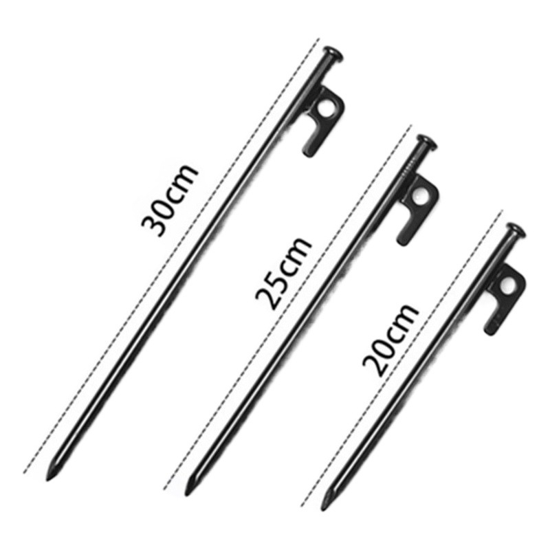 Outdoor camping ground nails bold and long canopy tent camping steel ground nails beach camp ground nails 30cm