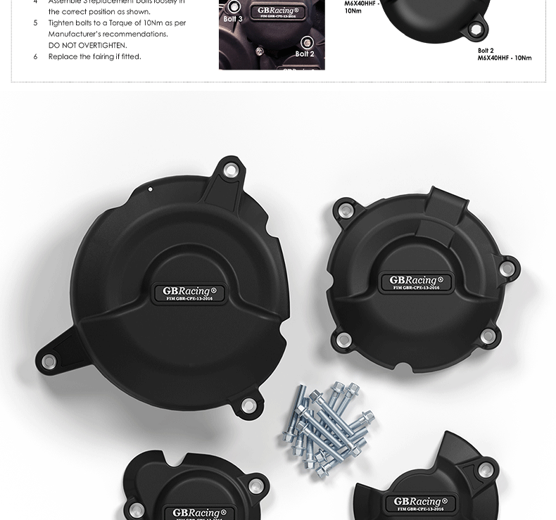 Suitable for Suzuki Gsxs1000F/S950/Katana Modified Engine Protection Cover and Anti-Fall Side Cover