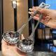 Stainless Steel Fish Scale Handle Internet Celebrity Spoon Soup Shell Internet Celebrity Long Handle Soup Spoon Restaurant Soup Spoon Household Hot Pot Commercial