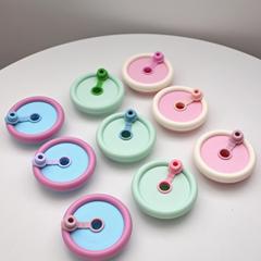 新しいインターネット有名人のシリコーンプラスチックカップ蓋アクセサリーアップグレードされた厚みのあるユニバーサルガラスマグコーヒーカップ蓋