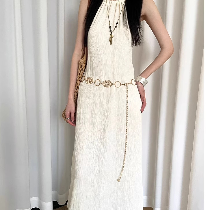 Böhmische Taillenkette Damen Ethno Stil Blumen Gürtel Für Kleid_voghion.com