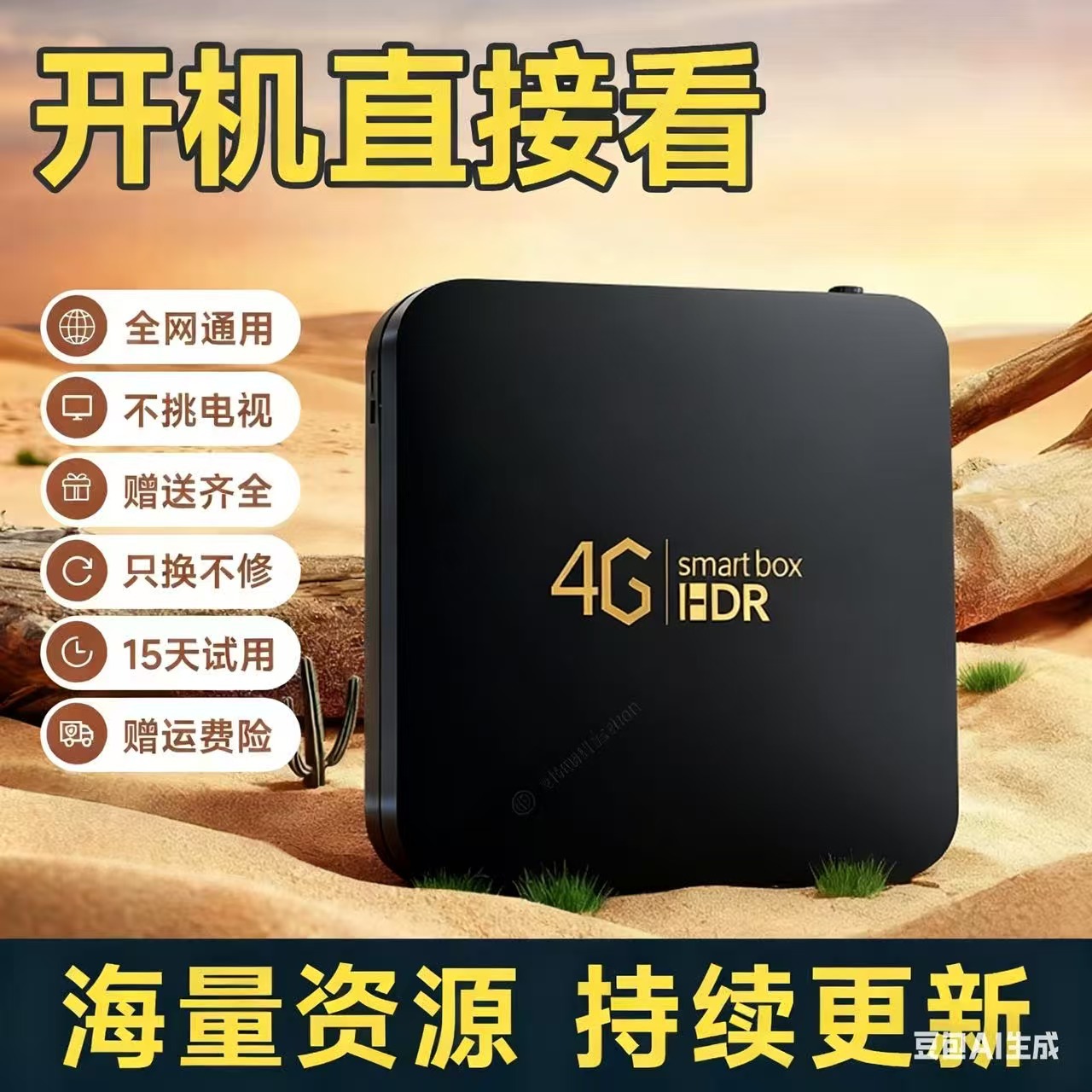 5 New K Network Set-Top Boxes with Full Network Compatibility, Wireless Wifi, Suitable for Elderly and Children, High-Performance Tv Box