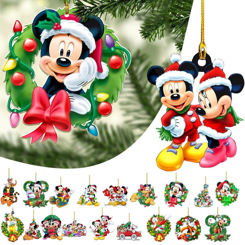 国境を越えた新製品かわいいクリスマス面白いアクリルクリスマスアクセサリー記念品プレゼントペンダント|undefined